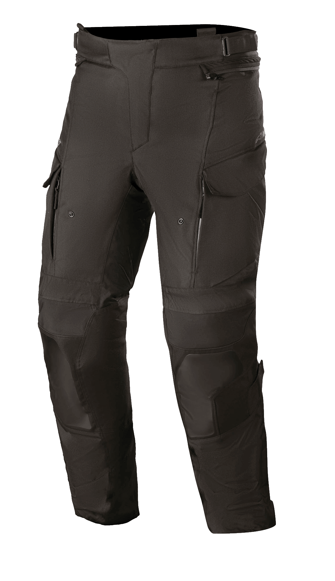 Alpinestars Andes V3 Drystar motorbroek, adventure touringbroek, zwart, waterdichte en ademende textielconstructie, met cargo-zakken, versterkte knieën en ventilatieopeningen met rits op de dijen voor alle weersomstandigheden