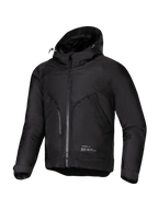 Alpinestars Morush waterdichte parka, stedelijke herenmotorjas, zwart, waterdicht textiel, Tech-Air Ready, CE-gecertificeerd.