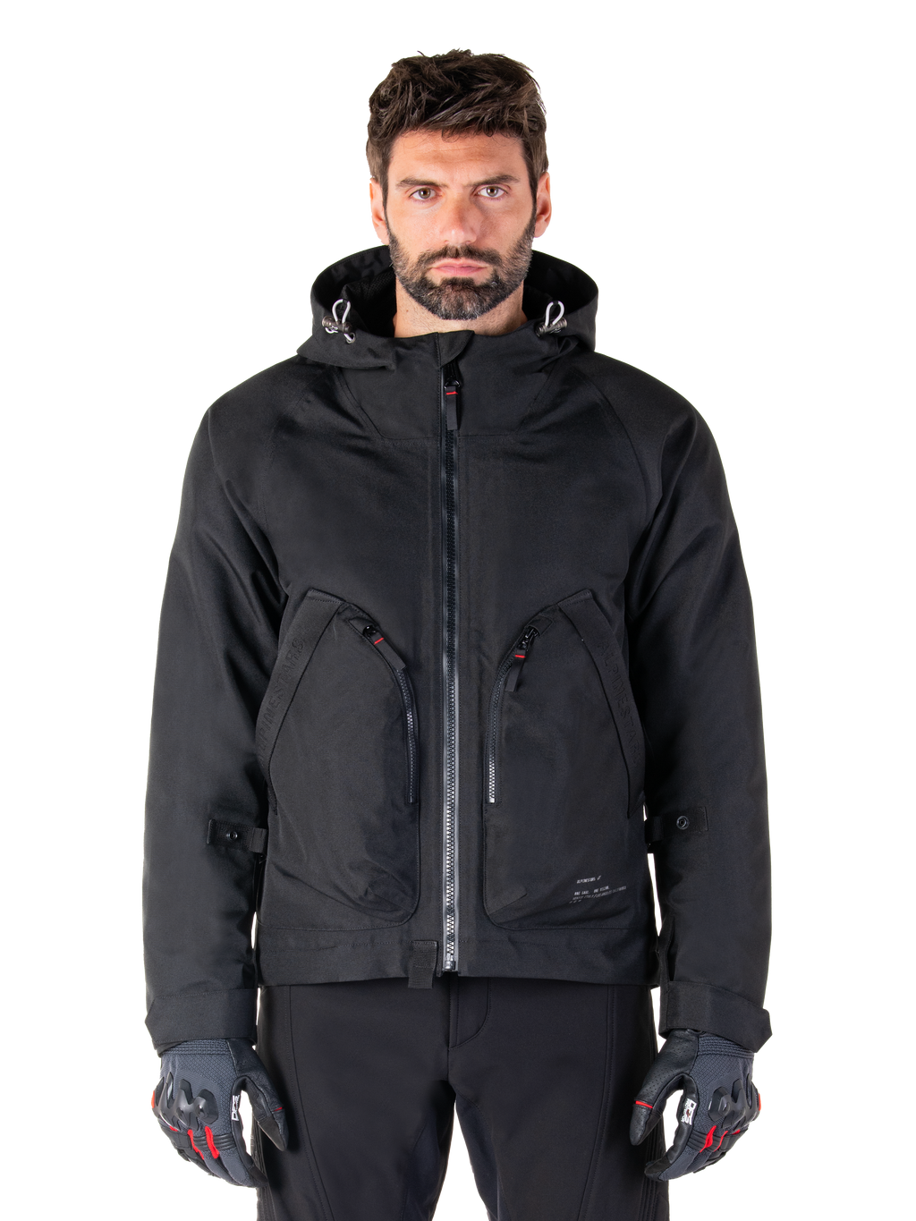 Morush Waterproof Parka - Zwart Jas Motorcycle | Alpinestars®