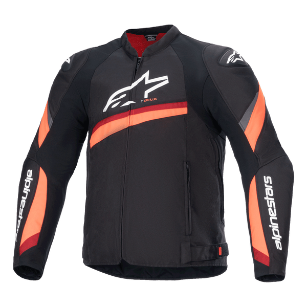 T-GP Plus R V4 - Black Motorcycle Jacket | Alpinestars®