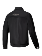 Alpinestars Ignite Air Jas, urban motorjas voor heren, zwart, achterkant met ademende mesh constructie en club-geïnspireerde graphics