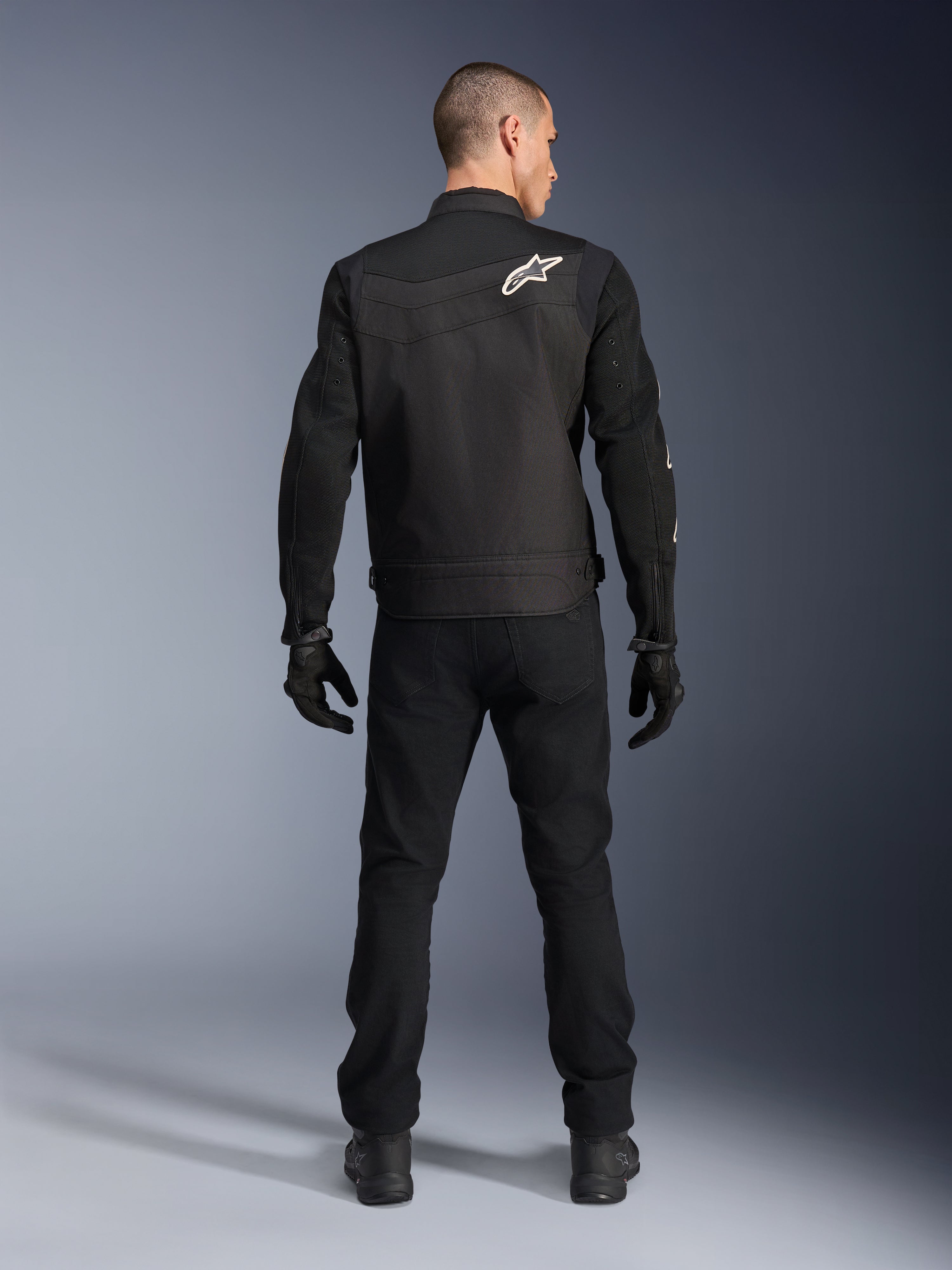 T-Dyno Air - Black Motorcycle Jacket | Alpinestars®
