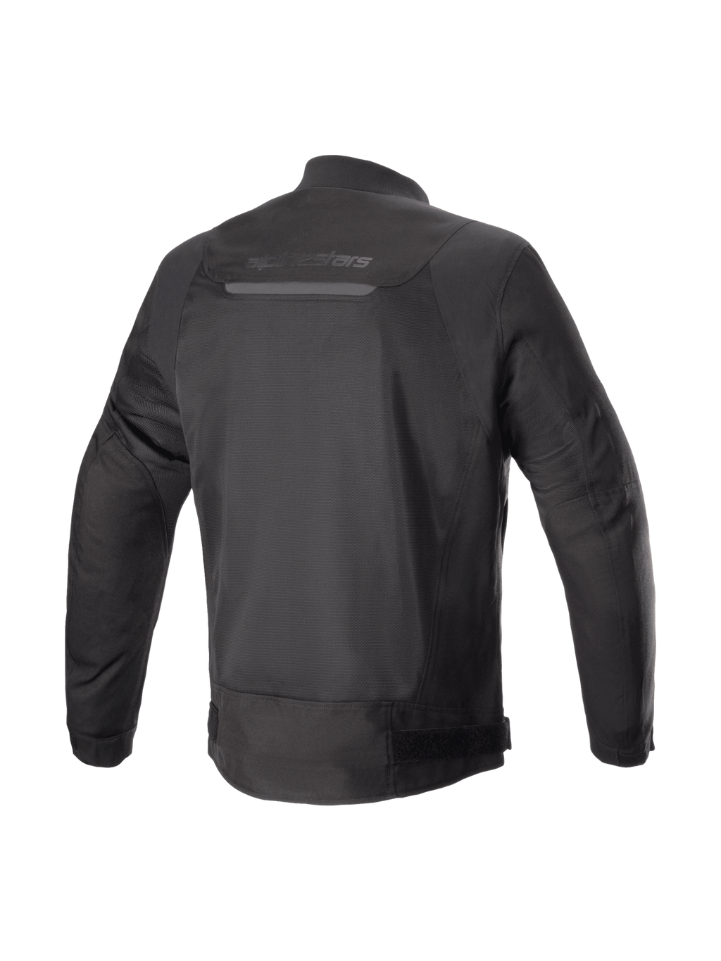 Alpinestars Luc V2 Air jas, urban motorjas, zwart, achteraanzicht met textiel meshpanelen en Tech-Air ready ontwerp.