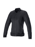 Alpinestars Eloise V2 Air jas, zwarte ademende dames-motorjas van mesh voor urban ritten, Tech-Air ready.