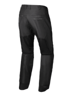 Alpinestars C-1 Air Broek, urban motorbroek voor heren, zwart, achteraanzicht met tech-mesh ventilatiepanelen en CE Class A-bescherming