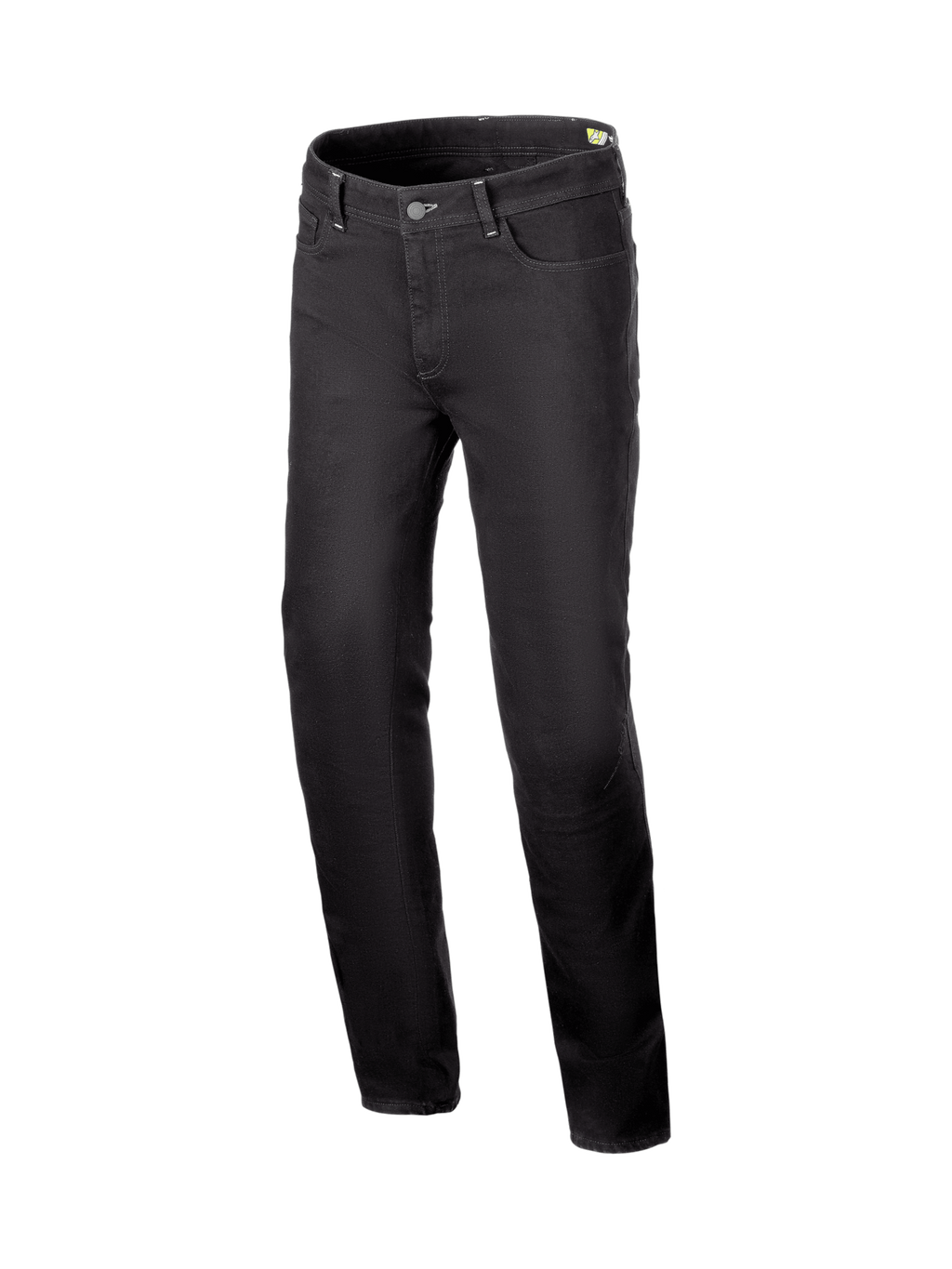 Alpinestars Cult-8 stretch denim broek, zwarte stedelijke herenmotorjeans, CE-gecertificeerd, Nucleon Flex Plus kniebescherming