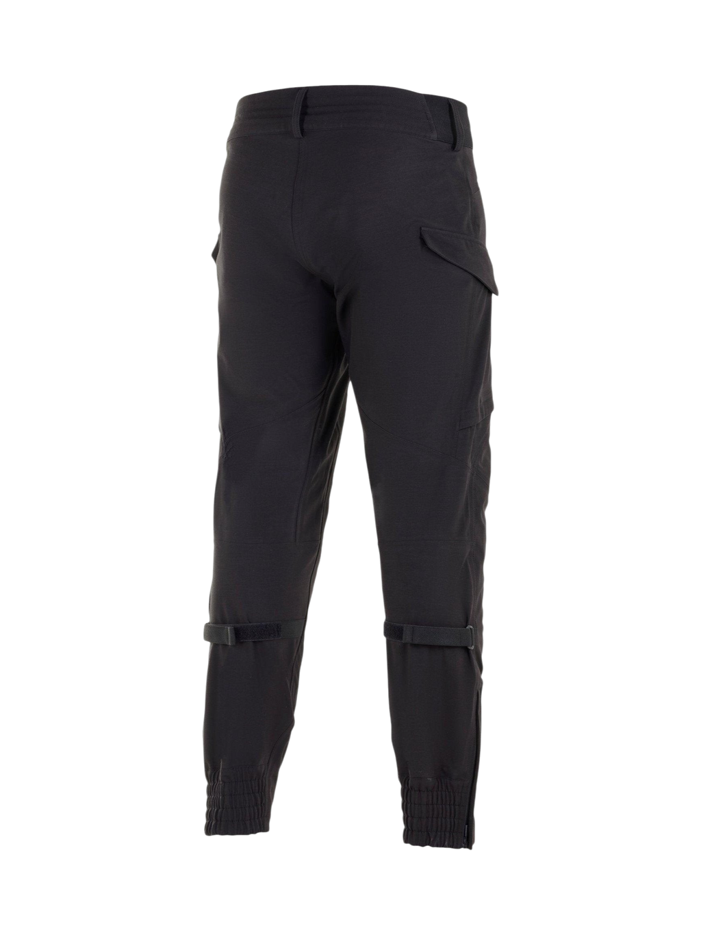 Alpinestars Juggernaut Waterdichte Broek, zwarte urban herenmotorbroek met softshell constructie en kuitverstellers.