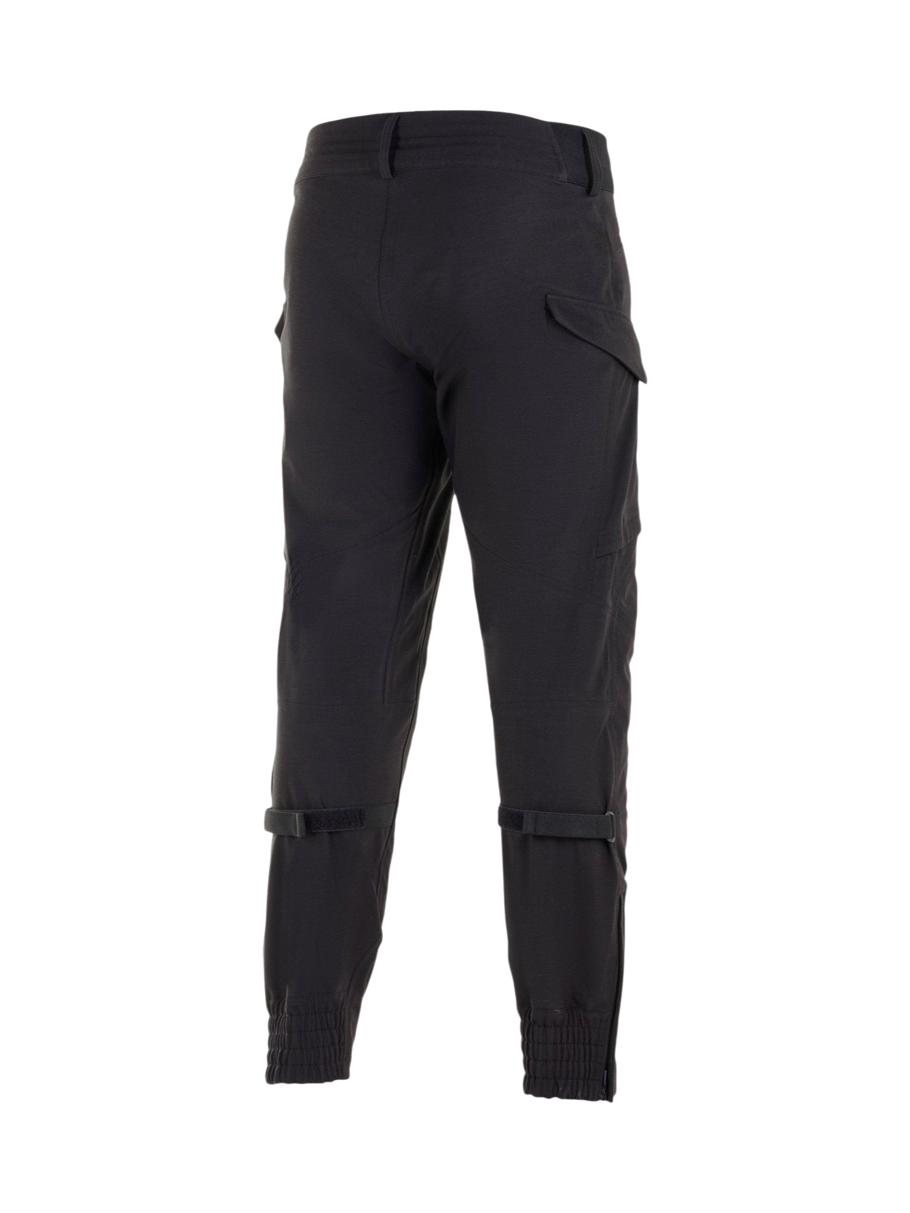 Alpinestars Juggernaut Waterdichte Broek, zwarte urban herenmotorbroek met softshell constructie en kuitverstellers.