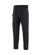 Alpinestars Juggernaut waterdichte herenmotorbroek, zwart, van softshell met Nucleon Flex Plus kniebescherming.
