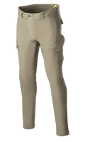 Alpinestars Caliber Slim Fit Tech Riding Pants, Motorcycle Riding Pants, Military Green, slim-fit silhouette with combat-style cargo pockets, stretch Cordura denim fabric, belt loops, and functional design for urban and road riding