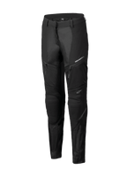 Alpinestars Stella Troop-Air broek, damesmotorbroek, zwart, voorzien van uitgebreide mesh-ventilatiepanelen, zakken met rits en een technisch sport-fit ontwerp met witte Alpinestars-logo's