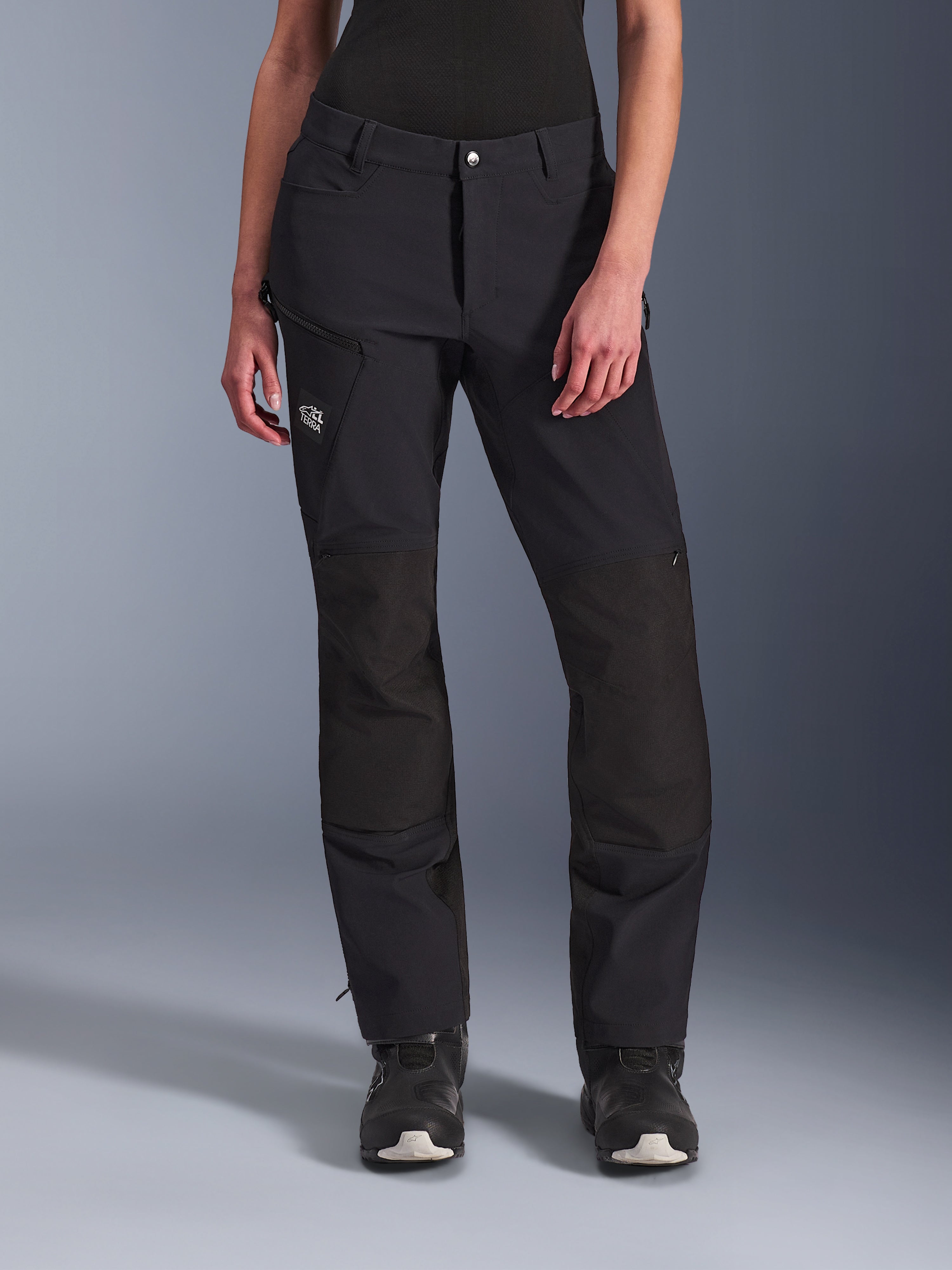 Woman Stella Flex-AST Explorer - Sand Motorcycle Pants | Alpinestars®