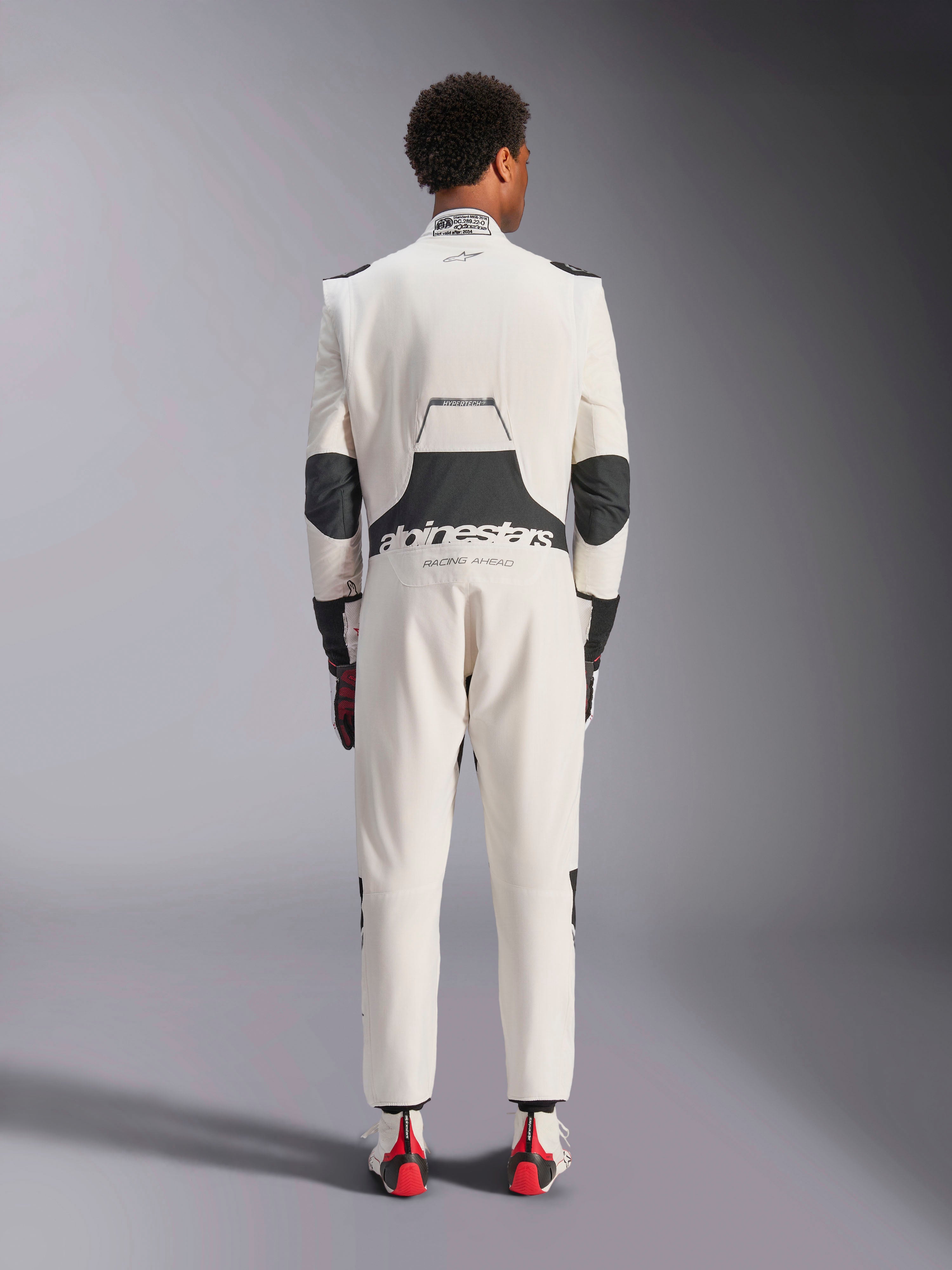 Hypertech V3 - White Auto Suit | Alpinestars®