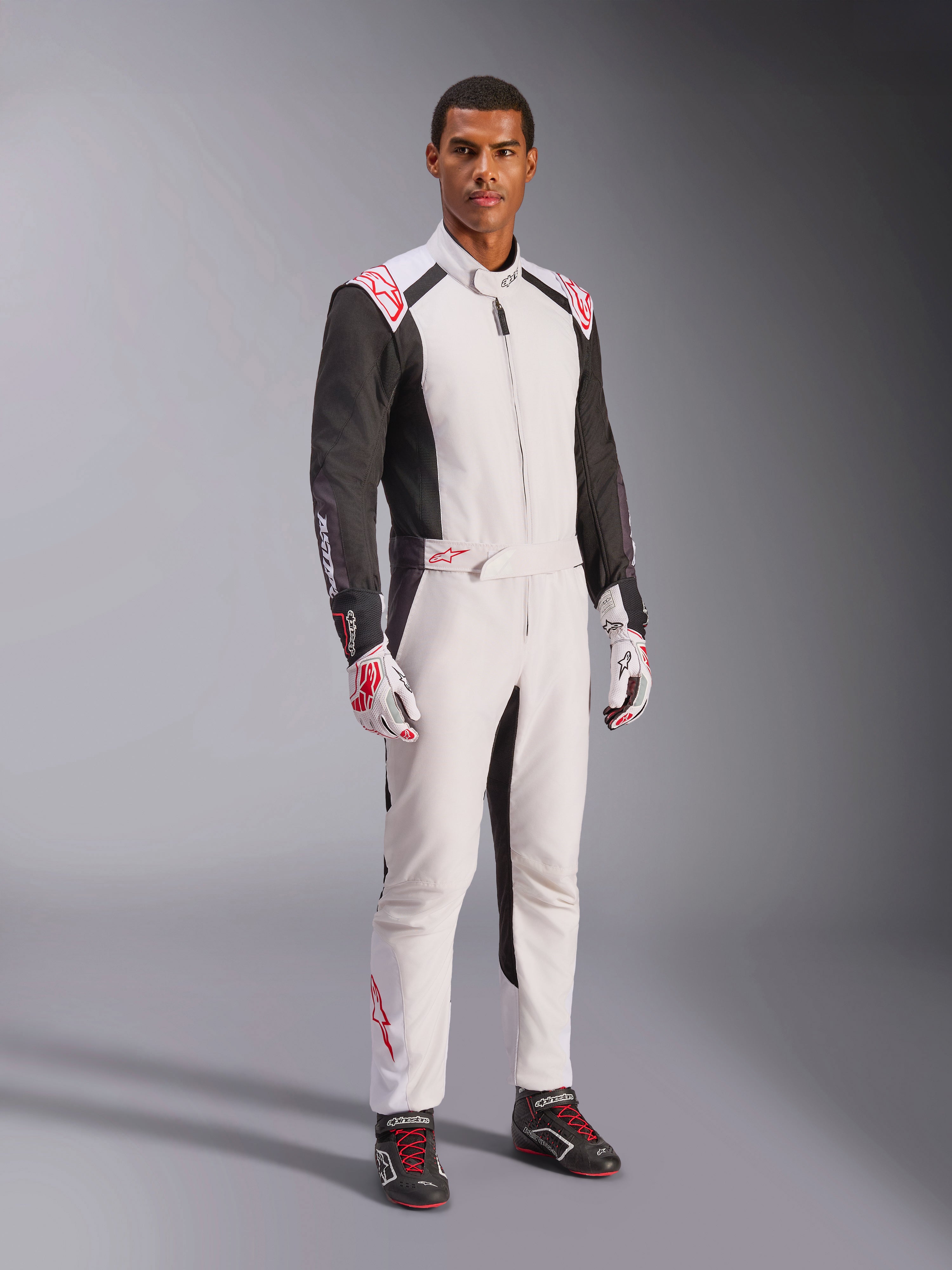 KMX-5 V3 - White Karting Suit | Alpinestars®