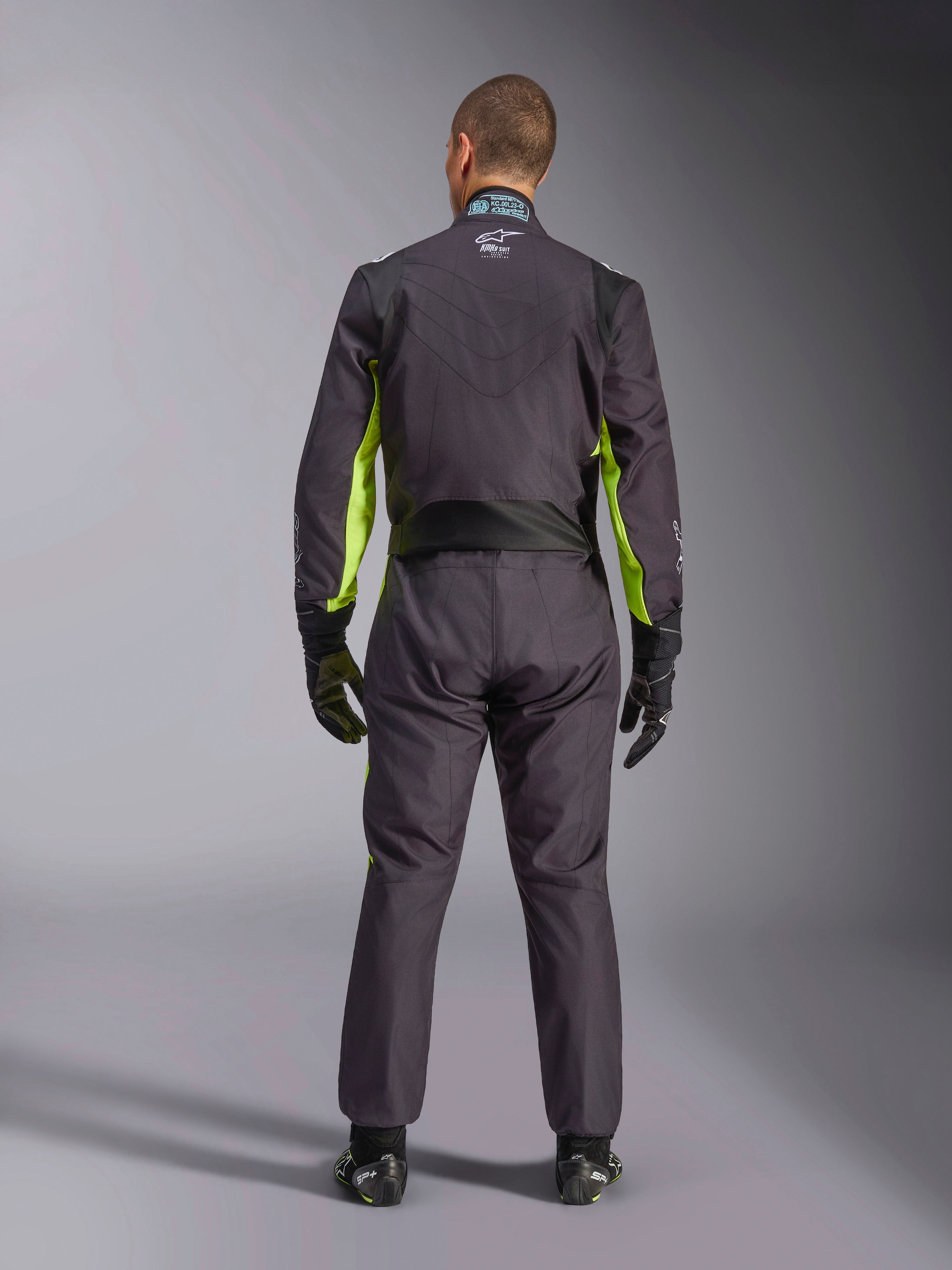 KMX-9 V3 Graphic 3 - Black Yellow Karting Suit | Alpinestars®