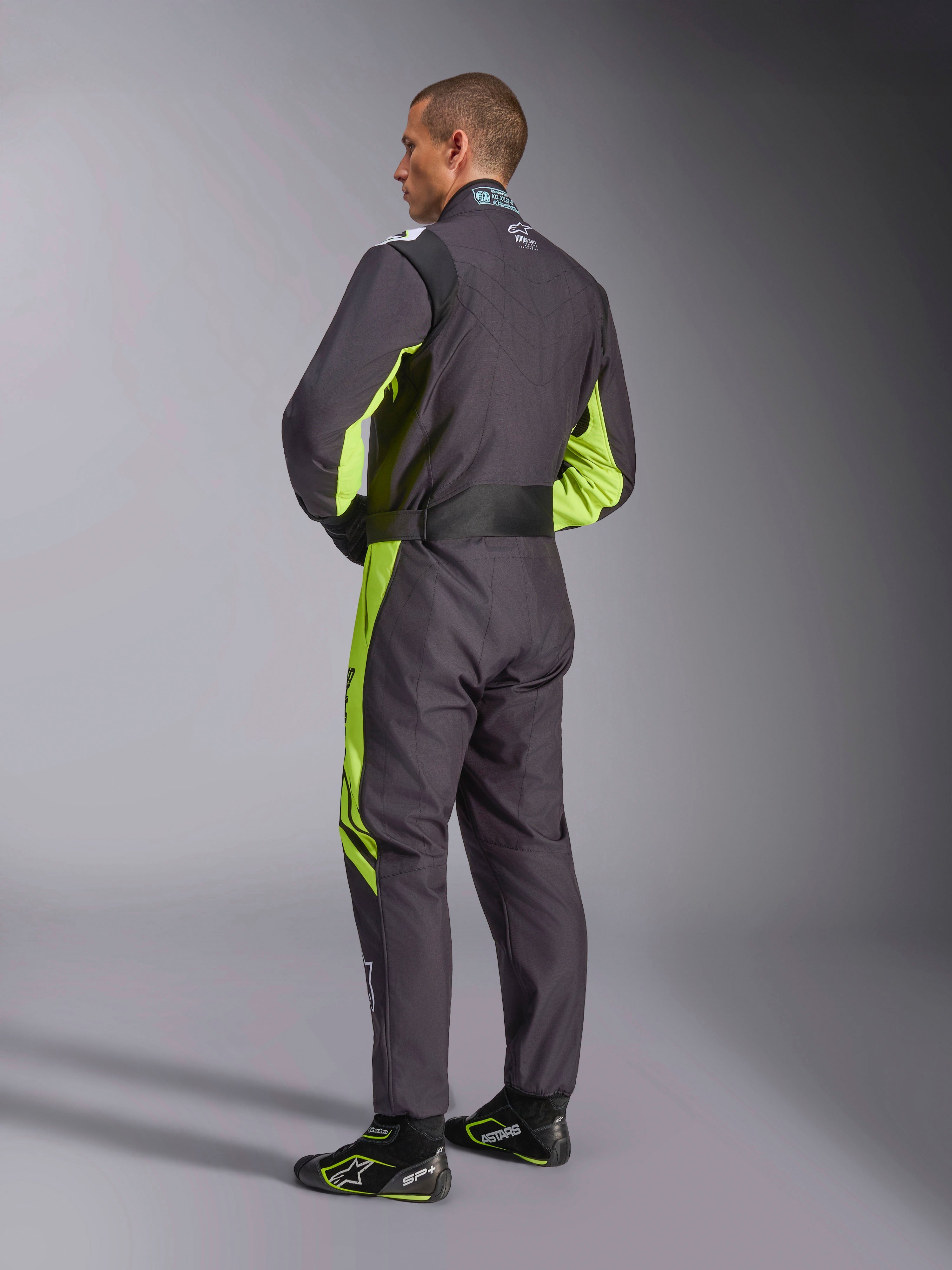 KMX-9 V3 Graphic 3 - Black Yellow Karting Suit | Alpinestars®