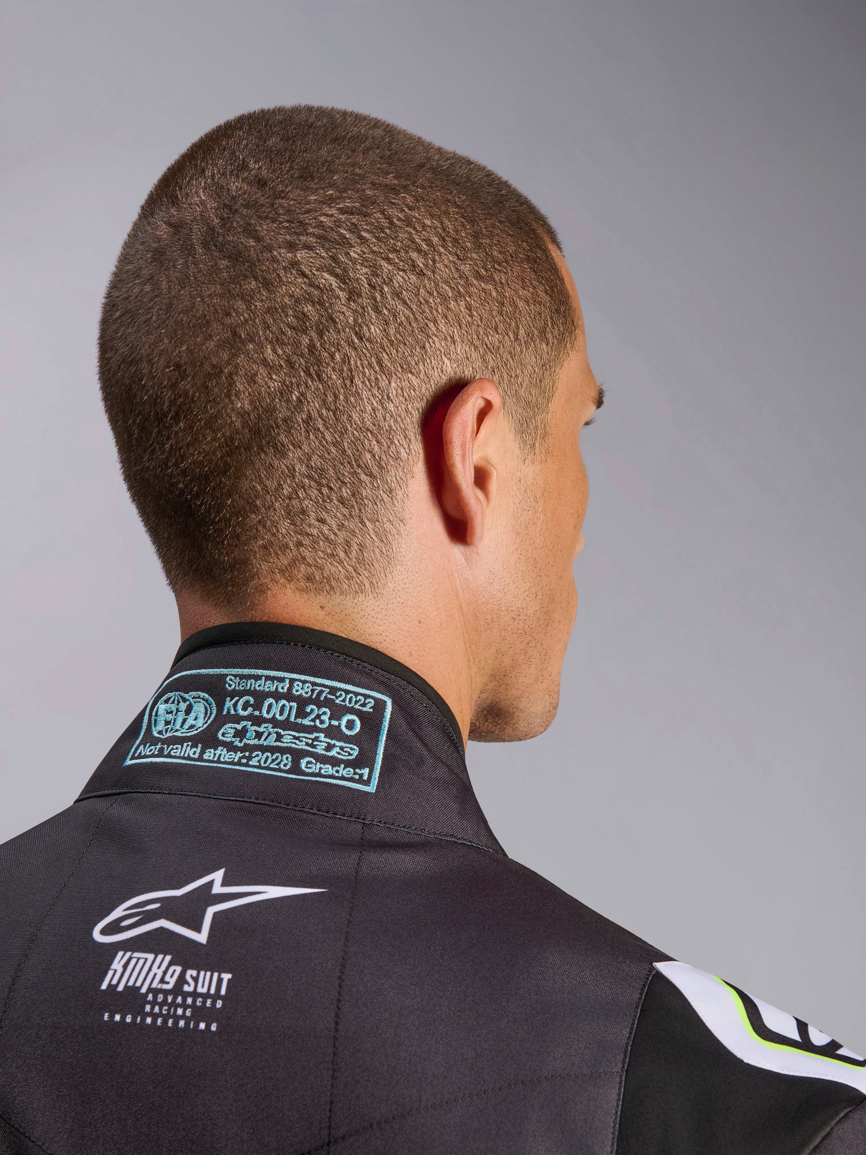 KMX-9 V3 Graphic 3 - Black Yellow Karting Suit | Alpinestars®