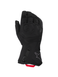 Alpinestars Wt 5 Drystar Insulated Handschoenen, winter adventure motorhandschoenen, zwart met rode aantreklip, waterdicht Drystar-membraan en PrimaLoft-isolatie