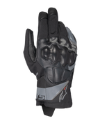 Alpinestars Corozal V3 Drystar motorhandschoenen, adventure motorhandschoenen, zwart met grijze accenten, harde knokkelbescherming, gemengde textiel- en leerconstructie, waterdichte Drystar® technologie