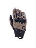 Alpinestars Harok Pro Drystar motorhandschoenen, avontuurlijke motorhandschoenen, walnootbruin en zwart, waterdicht, CE-gecertificeerd met dubbele dichtheid knokkelbescherming