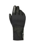 Alpinestars Stella WT-1 Drystar geïsoleerde handschoenen, motorwinterhandschoenen voor dames, zwart, witte Alpinestars-branding op de wijsvinger en sterlogo op de manchet, waterdichte textiel- en suèdeconstructie voor woon-werkverkeer in koud weer