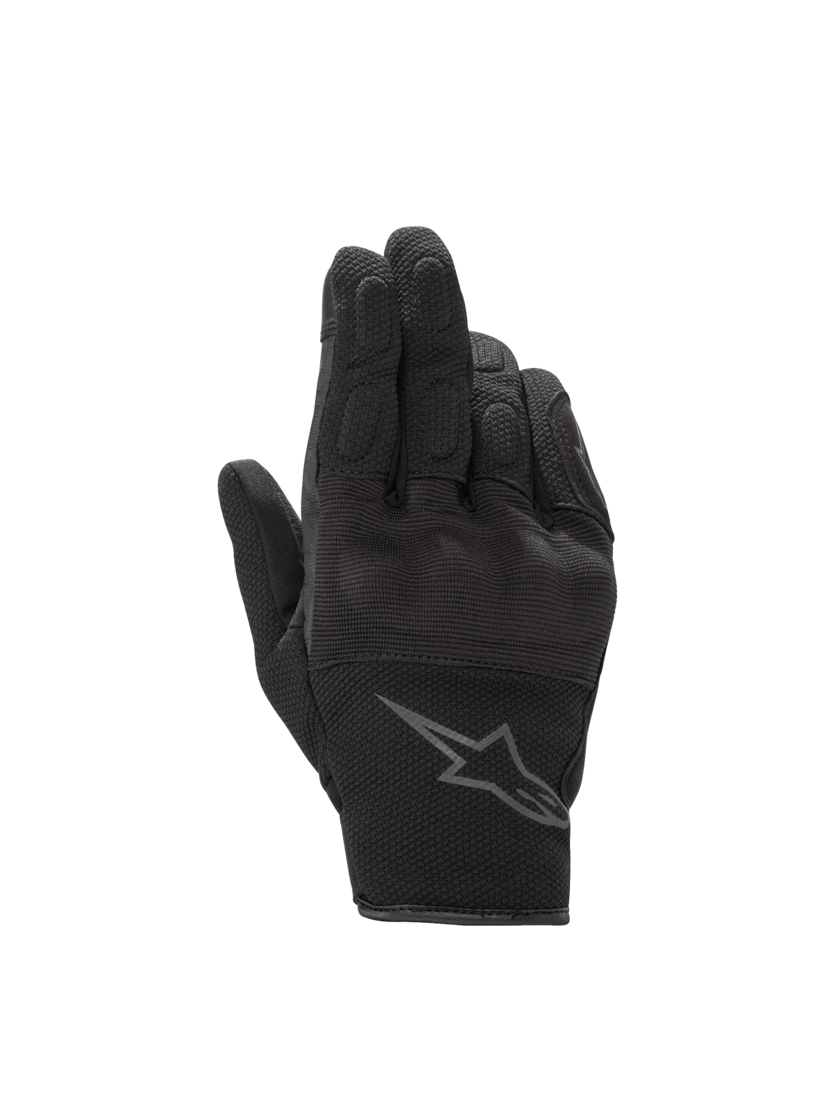 Alpinestars Stella S-Max Drystar handschoenen, dames motorhandschoenen, zwart en antraciet, waterdicht, CE-gecertificeerd.