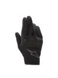Alpinestars Stella S-Max Drystar handschoenen, dames motorhandschoenen, zwart en antraciet, waterdicht, CE-gecertificeerd.