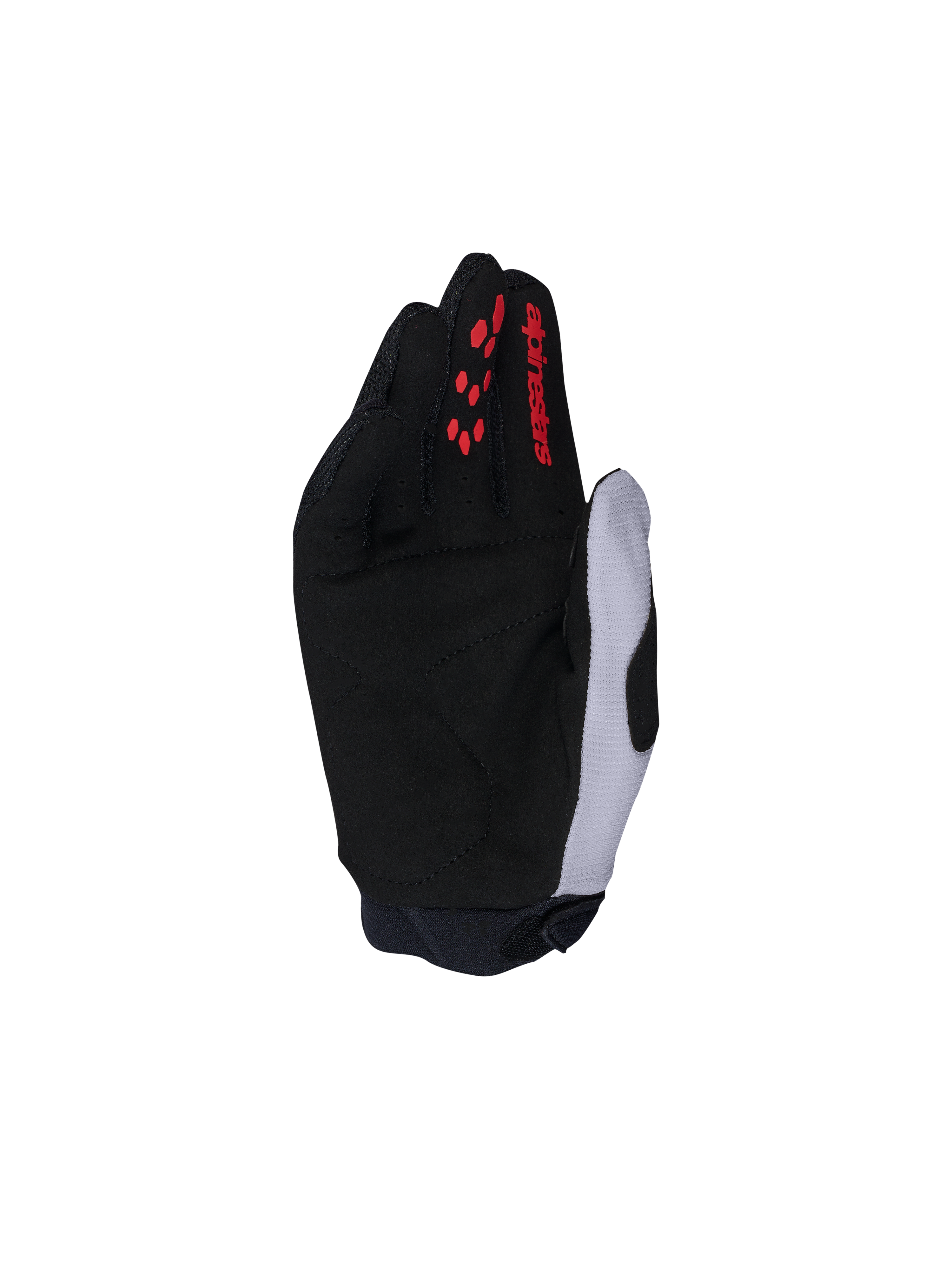 Alpinestars jeugd Full Bore V2 motorhandschoenen, zwart en licht lila, motocross-uitrusting met TPR-knokkelbescherming.