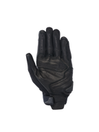 Alpinestars SP X 7 Gloves, black perforated leather motorcycle racing gloves with a reinforced palm slider.