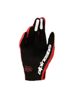 Alpinestars Supertech MX Gloves 2027, Men's Motocross Gloves, Red and Black with perforated palm and silicone grips.