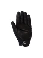 Alpinestars SP X 5 Air handschoenen, motorhandschoenen, zwart, binnenzijde handpalm met geperforeerd leer, versterkte palm sliders en verstelbare polsband met wit sterlogo, sportieve beschermende motorkleding