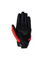 Alpinestars SP X 3 handschoenen, racing motorhandschoenen met geperforeerde leren handpalm, rood en zwart, CE-gecertificeerd.