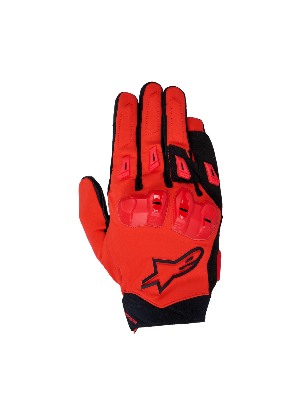 Alpinestars SP X 3 handschoenen, herenmotorhandschoenen in rood en zwart met TPU-knokkelbescherming en 3D-mesh.