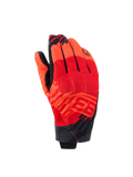 Alpinestars MM93 Reef V2 handschoenen, motorhandschoenen met korte manchet, Red Fluo en Bright Red met zwarte accenten, voorzien van Marc Marquez MM93 graphics en geïntegreerde knokkelbescherming, modern urban design
