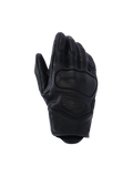 Alpinestars Mustang V3 leren handschoenen, motorhandschoenen, zwart, geperforeerde geitenleren constructie, geïntegreerde NUCLEON PLASMA knokkelbescherming, kort manchetontwerp voor stadsritten