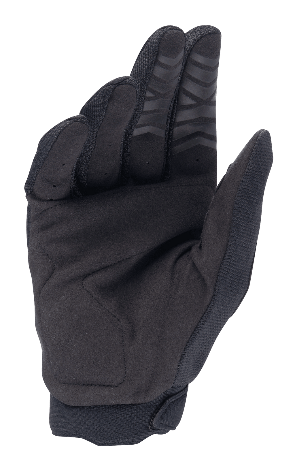 Alpinestars Honda Full Bore handschoenen, motorcross handschoenen, zwart, handpalmweergave met synthetisch suède voor duurzaamheid, siliconen grip op de vingertoppen en versterkt duimstuk, ontworpen voor off-road prestaties