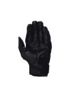 Alpinestars Celer V3 handschoenen, motorhandschoenen voor weggebruik, zwart geitenleer, versterkte handpalm en touchscreen-compatibele vingertop.