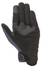 Alpinestars Copper handschoenen, motorhandschoenen, Mood Indigo, binnenzijde met volledig synthetisch suède, verstevigde padding, touchscreen-compatibele vingertop en mesh duimpaneel voor lichtgewicht stedelijke bescherming.