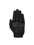 Alpinestars SP X 1 Handschoenen, zwarte heren-motorracinghandschoenen met TPR-knokkelbescherming en CE-gecertificeerd textiel.