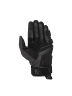 Alpinestars Phenom leren air handschoenen, zwarte geitenleren motorhandschoenen, handpalm met versterkte landingszones.