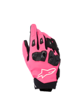 Alpinestars Stella SP X 3 handschoenen, dames sport motorhandschoenen, Diva roze en zwart, met zwarte TPU-knokkelbescherming, wit logo-detail en textielconstructie met korte manchet