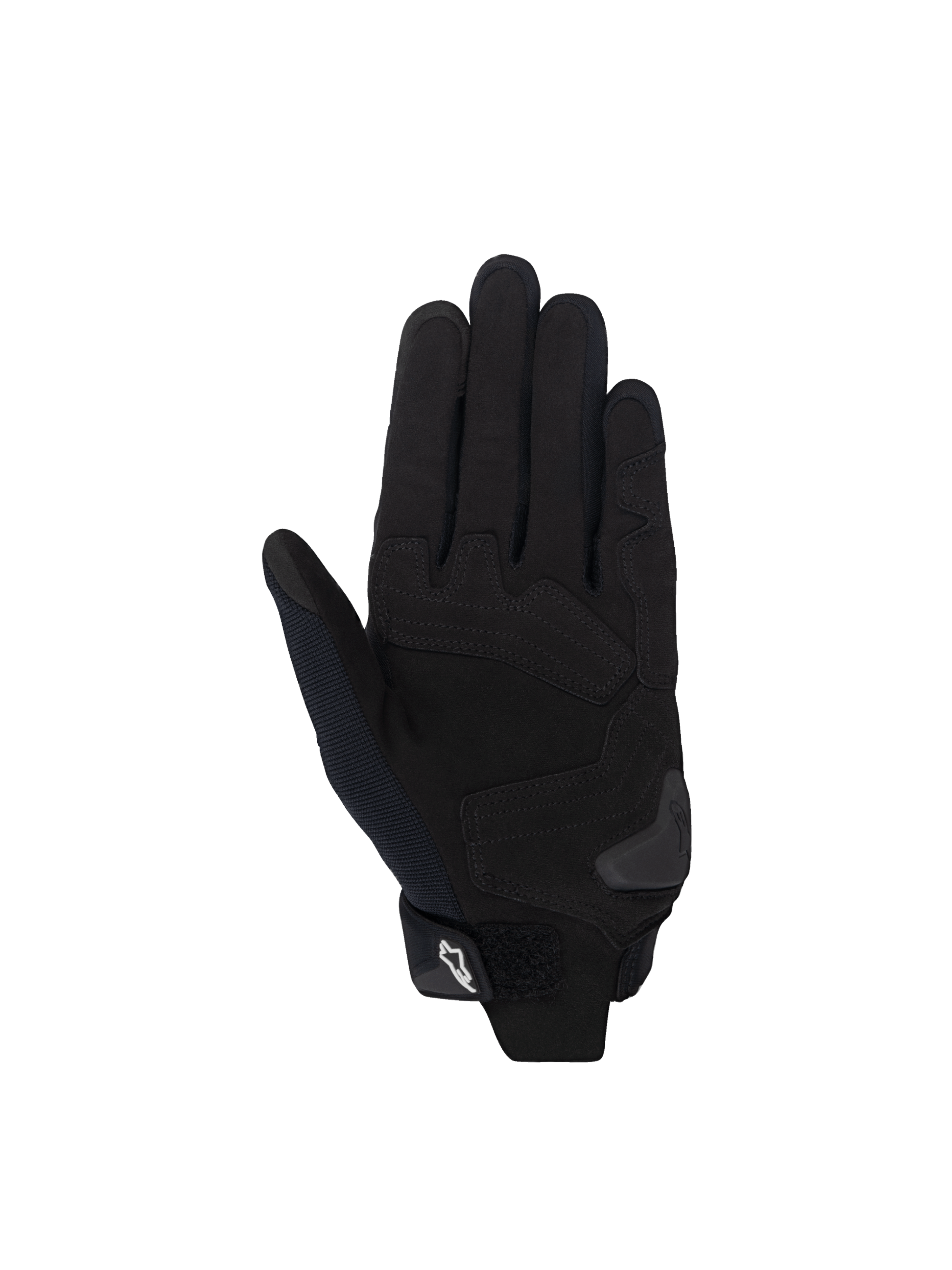 Alpinestars Stella SP X 1 handschoenen, zwarte dames-motorracinghandschoenen, palm van synthetisch leer, CE-gecertificeerd.