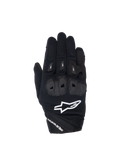 Alpinestars Stella SP X 1 dames-motorhandschoenen, zwart en wit, textiel met TPR-knokkelbescherming voor sportief rijden.