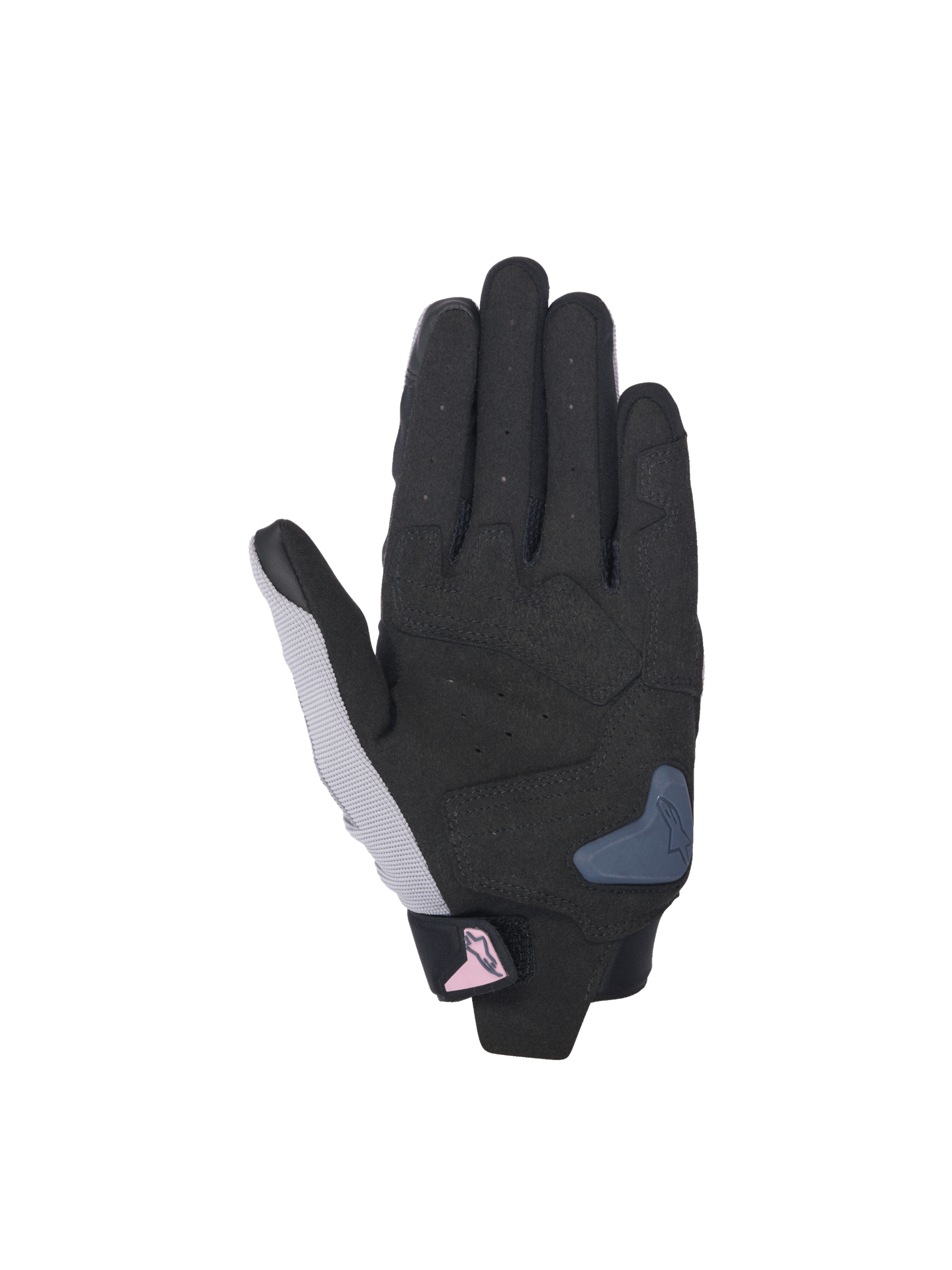 Alpinestars Stella SP X 1 damesmotorhandschoenen in zwart en grijs, met synthetisch leren handpalm en TPR-palmslider.