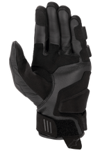 Alpinestars Stella Phenom Leren Air dameshandschoen, zwart, weergave van de handpalm met versterkte geitenleren constructie, gewatteerde landingszones, ergonomische stretch-inzetstukken en klittenband polssluiting met treklipje
