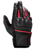 Alpinestars Stella Phenom Leather Air handschoen, dames motorhandschoen, zwart en Diva Pink, harde knokkelbescherming, geperforeerde leren constructie, kort manchet met Alpinestars-branding, sportieve rijuitrusting