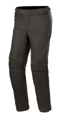 Alpinestars Stella Road Pro GORE-TEX broek, dames motorbroek, zwart, waterdicht en ademend textiel, voorgevormde knieën met versterkte geribbelde stof, heupzakken met ritssluiting en verstelbare taillebanden