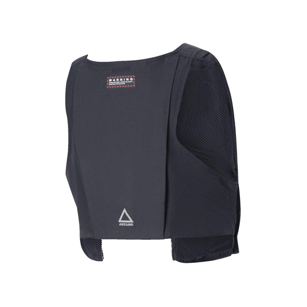 Alpinestars Techdura Tactical Vest, afneembaar tactisch pack voor Techdura Jacket, zwart, voorzien van ademende mesh-panelen, achtercompartiment voor hydratatieblaas, Alpinestars-logo, ontworpen voor off-road en enduro gebruik