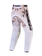 Alpinestars Racer Lone broek, heren motorcrossbroek in desert camo en zwart, met ademende Stretchnet-panelen.
