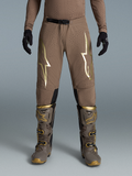 Alpinestars Limited Edition Supertech Air Gold Motocross Pants, earth brown and gold with ventilated rip-stop fabric.
